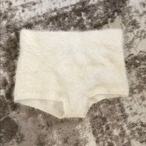 Furry Rave Shorts from Urban Outfitters